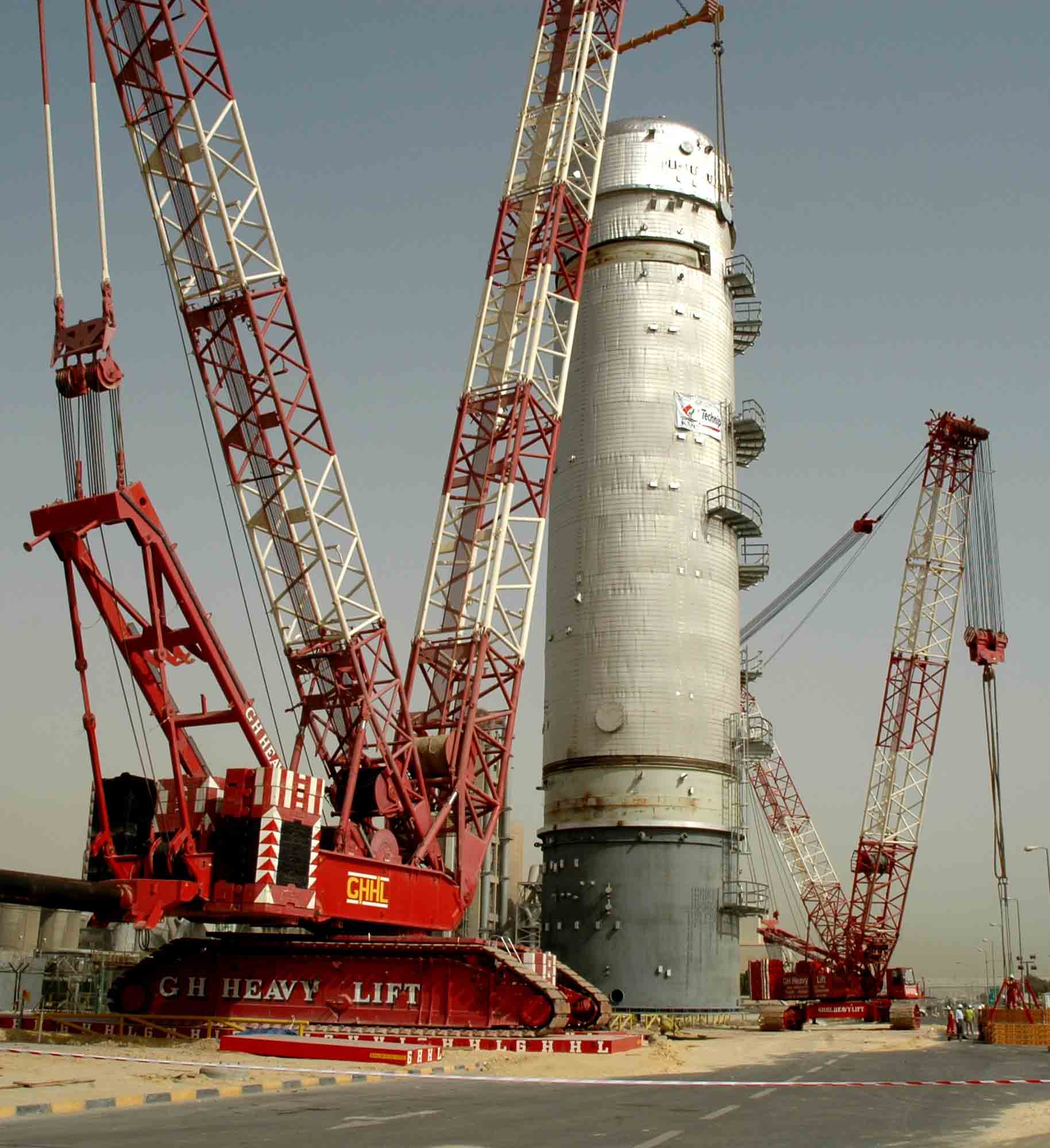 | Transportation of the World’s Second Largest Reactor in Shuaiba Refinery,